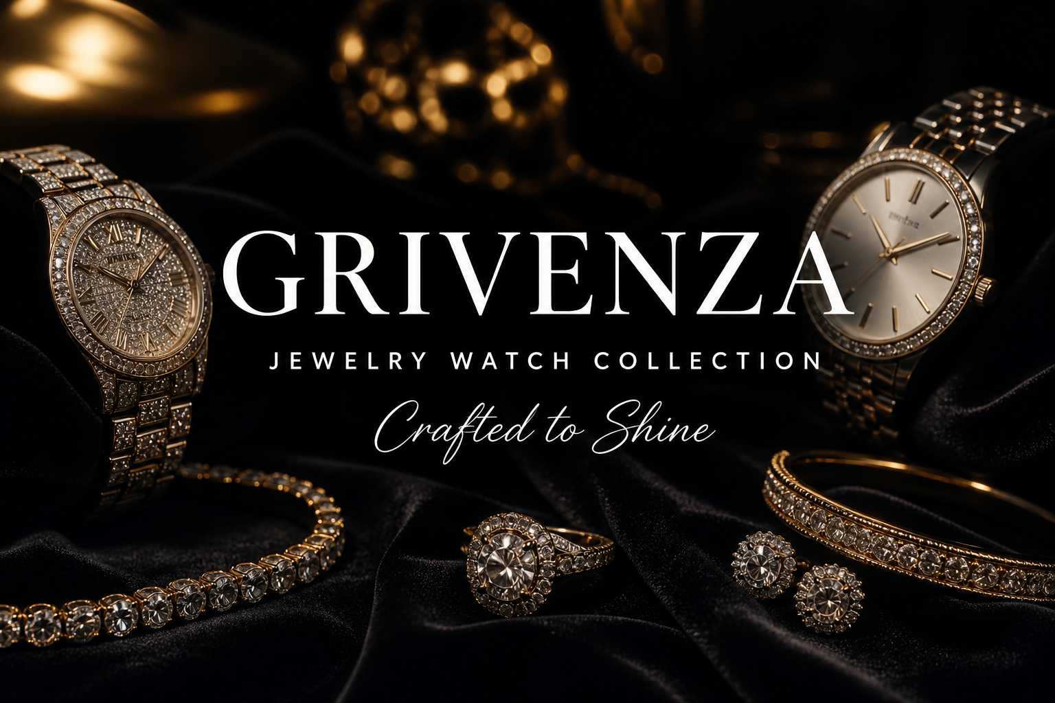 Grivenza Jewelry — diamond studded luxury watches